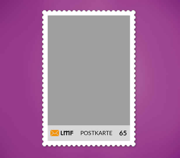 Briefmarke Postkarte hoch-0