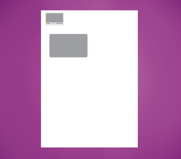 C4-Kuvert mit Fenster Maxibrief quer-0